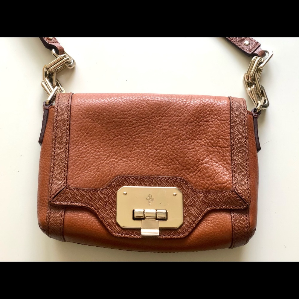 Cole Haan Tan Leather Crossbody Mini Purse